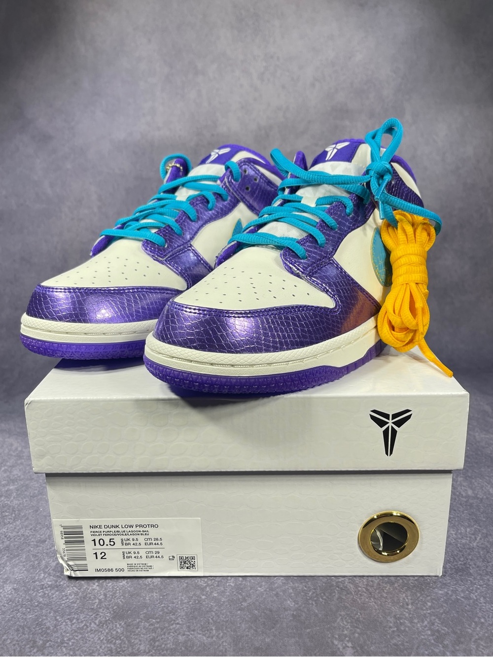 Kobe Bryant x Nike Dunk Protro Low Draft Day Men's Size 10.5 * IM0586-500 NEW